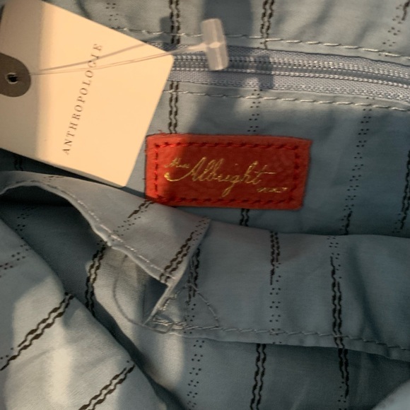 Anthropologie Miss Albright clutch with Pom Pom and magnetic snap closure. NWT - Picture 5 of 9